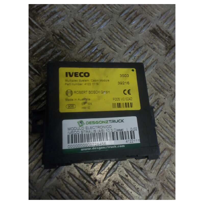 Recambio de modulo electronico para iveco stralis (as) 10.3 diesel referencia OEM IAM 41221119 SW19.5 