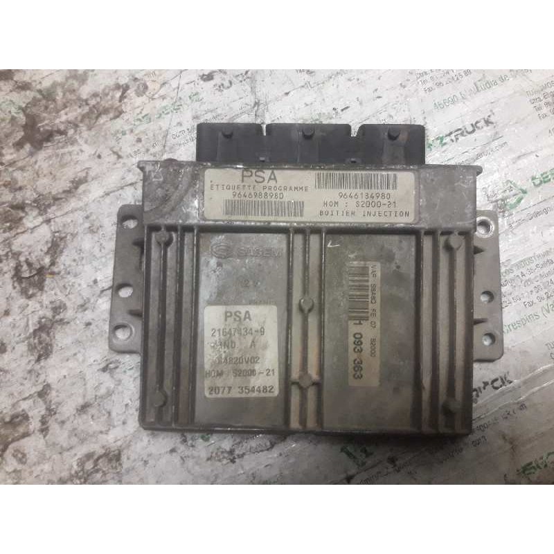 Recambio de centralita motor uce para citroen saxo 1.4 sx referencia OEM IAM 9646988980 9646184980 