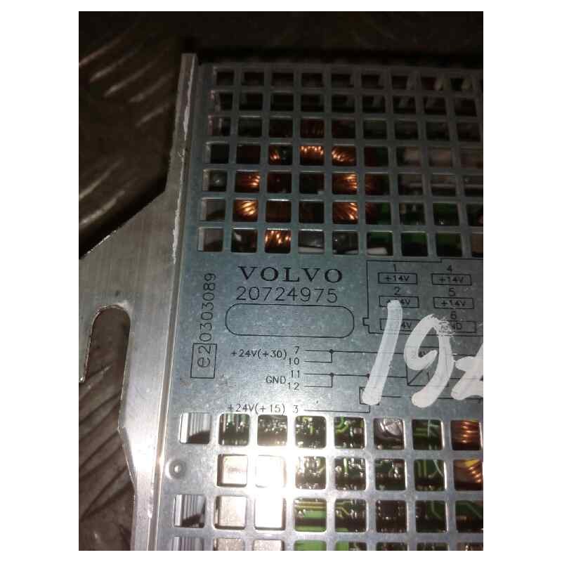 Recambio de modulo electronico para volvo fh 440 fsa 4x2 low largo (lh1 o l2h1) referencia OEM IAM 20724975  CONVERTIDOR 24V/12V - Blanco 2