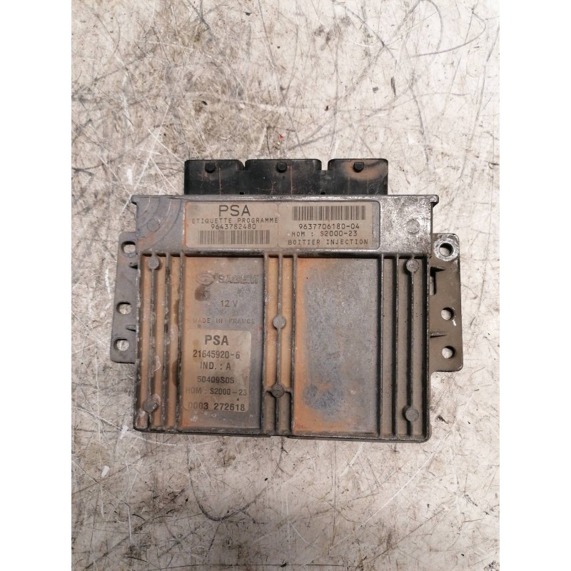 Recambio de centralita motor uce para peugeot 206 berlina xr referencia OEM IAM 9643782480 9637706180 