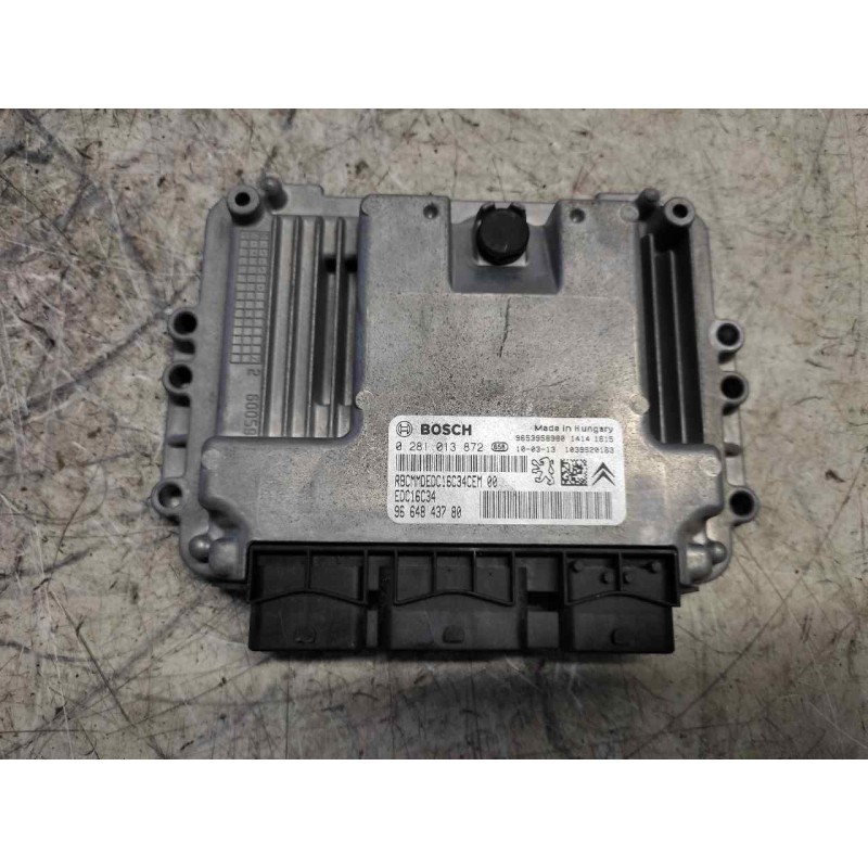 Recambio de centralita motor uce para peugeot 308 sw confort referencia OEM IAM 0281013872 9664843780 9653958980