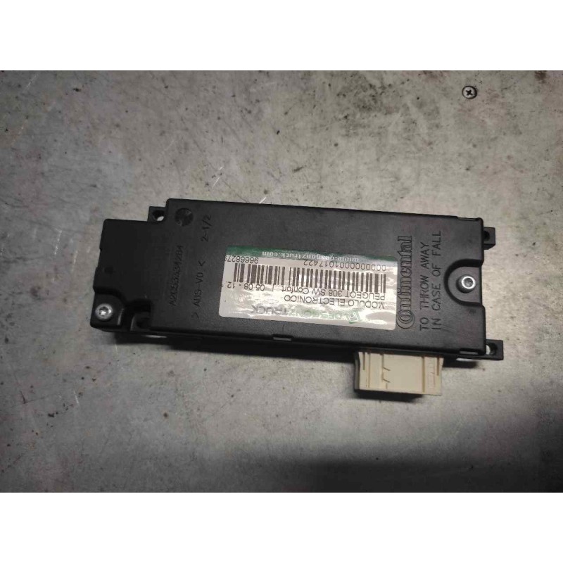 Recambio de modulo electronico para peugeot 308 sw confort referencia OEM IAM 9666827980 S180073002L 