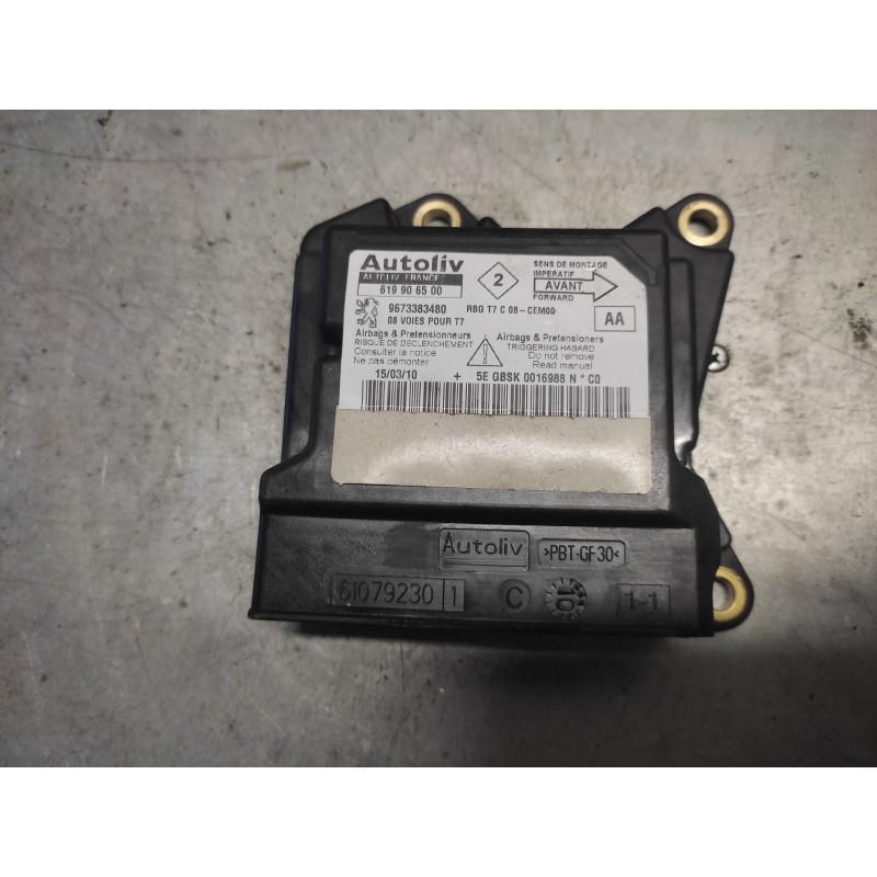 Recambio de centralita airbag para peugeot 308 sw confort referencia OEM IAM 9673383480 619906500 