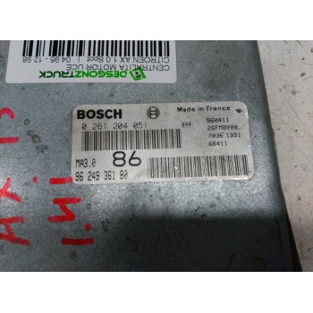 Recambio de centralita motor uce para citroën ax 1.0 spot referencia OEM IAM 0261204051 9624936180 
