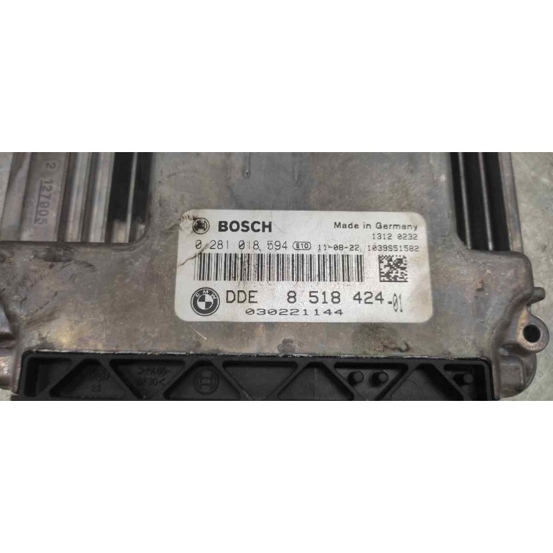 Recambio de centralita motor uce para bmw serie 1 lim. (f20) 118d referencia OEM IAM 0281018594 851842401 1039S51582 5