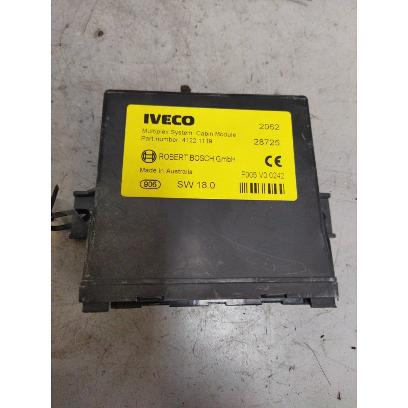 Recambio de modulo electronico para iveco stralis (as) referencia OEM IAM 41221119 SW18.0 