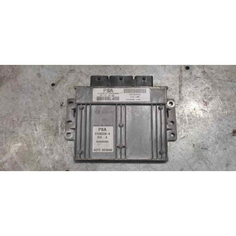 Recambio de centralita motor uce para citroen xsara picasso 1.8 16v sx referencia OEM IAM 9657258780 9655826580 