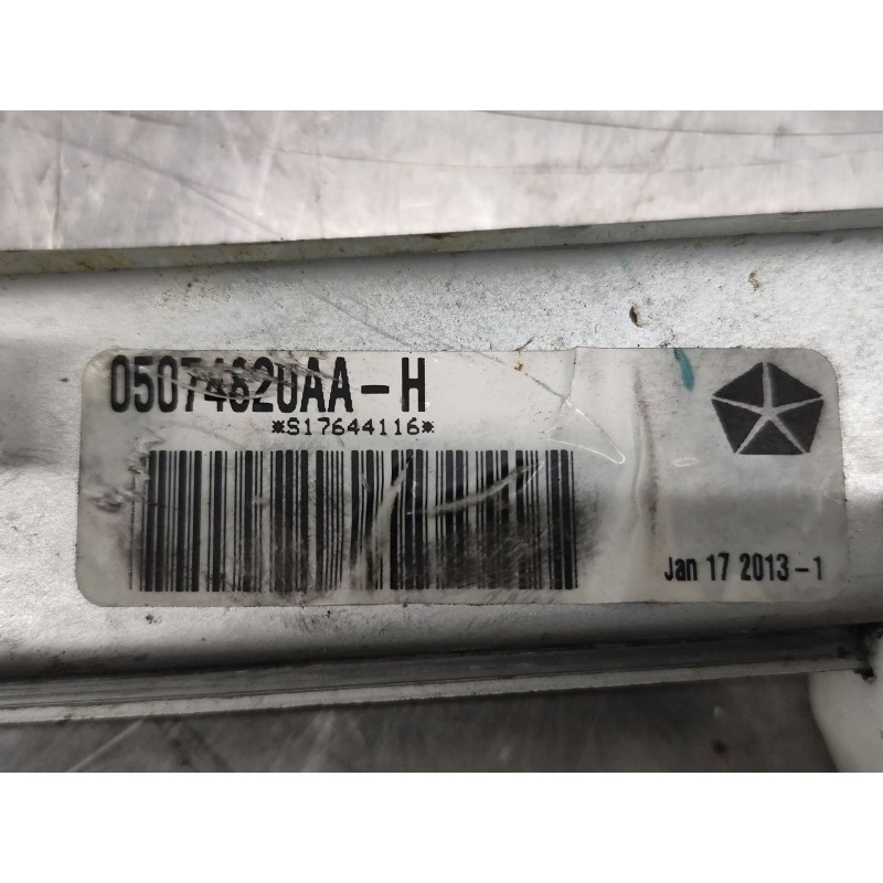 Recambio de elevalunas delantero derecho para jeep compass (mk49) 2.2 crd referencia OEM IAM 05074820AAH - Negro 3