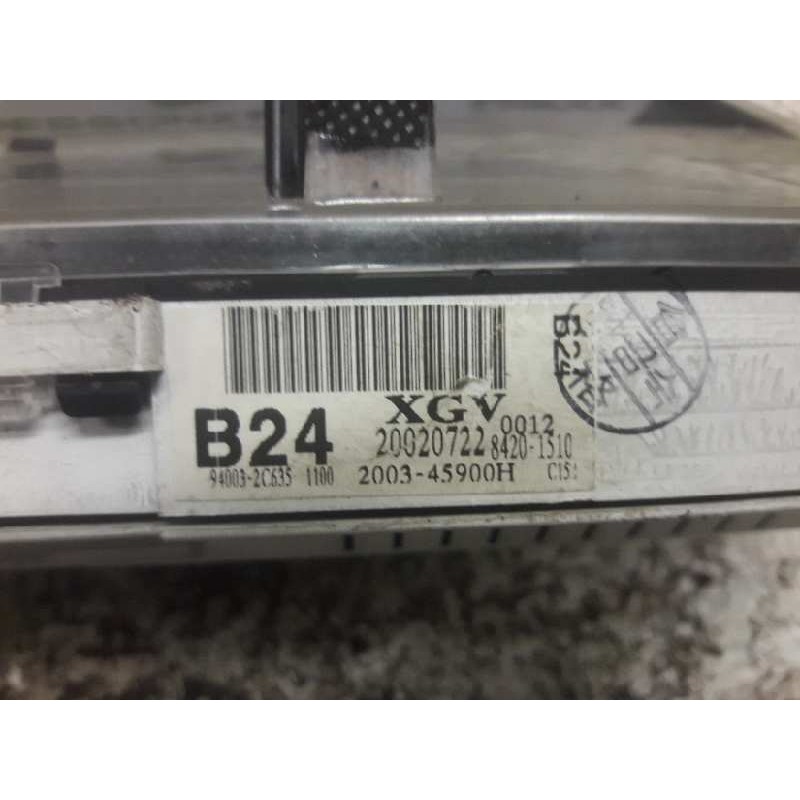 Recambio de cuadro instrumentos para hyundai coupe (j2) 2.0 16v cat referencia OEM IAM 940032C635 2002072284201510 200345900H - Azul 2
