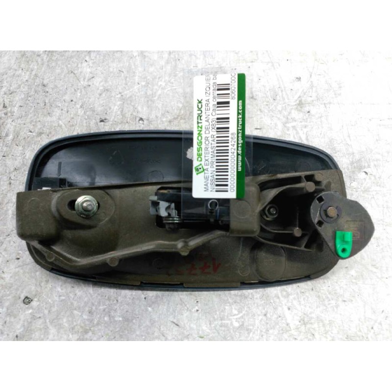 Recambio de maneta exterior delantera izquierda para nissan primastar autobús (x83) dci 140 referencia OEM IAM 8060700QAC - Blanco 2