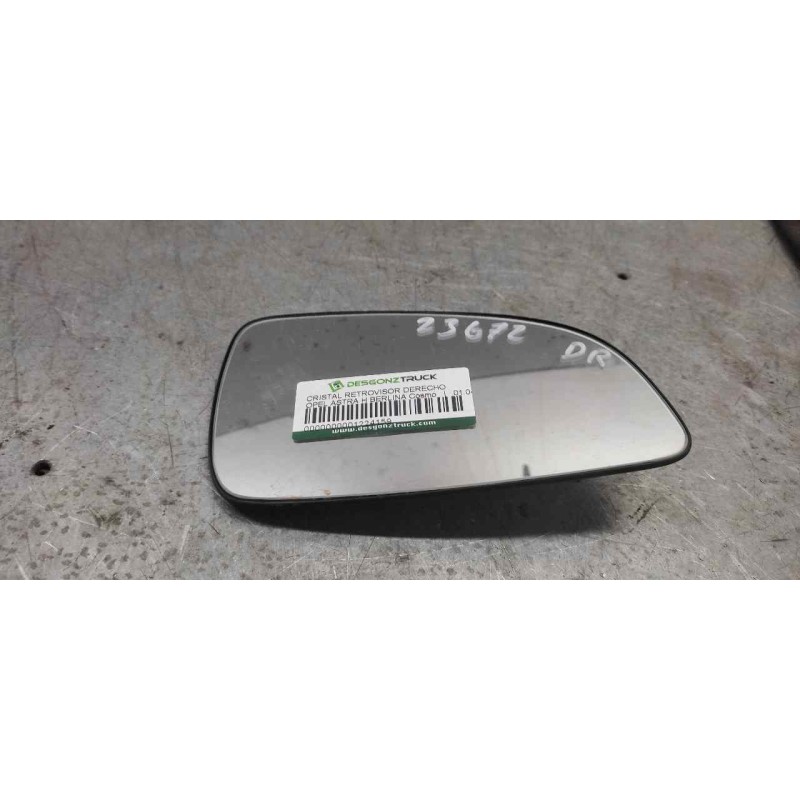 Recambio de cristal retrovisor derecho para opel astra h berlina cosmo referencia OEM IAM   