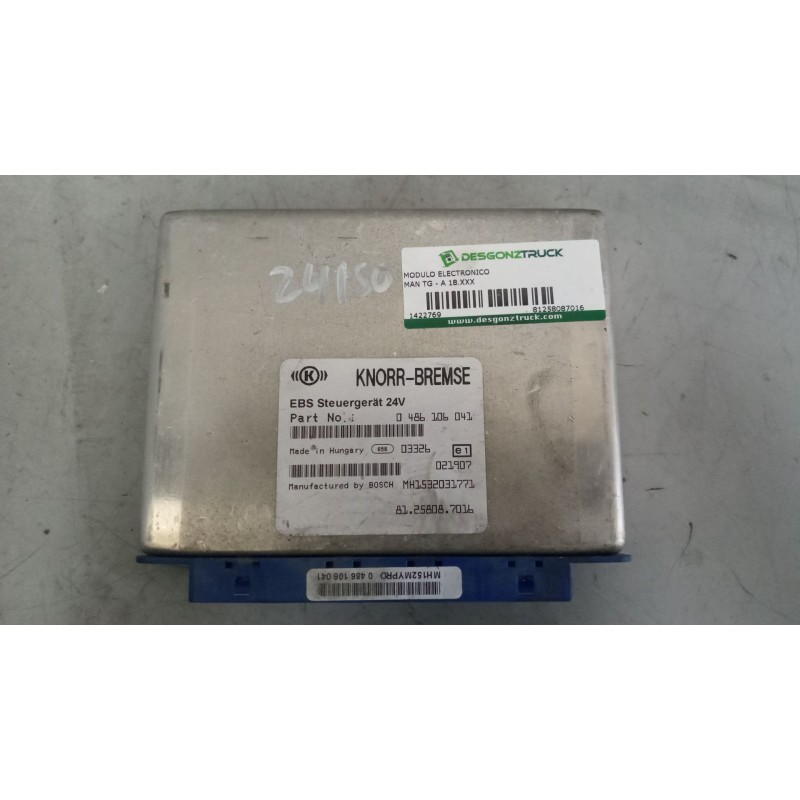 Recambio de modulo electronico para man tg - a 18.xxx 12.0 diesel referencia OEM IAM 81258087016 centralita ebs 0486106041