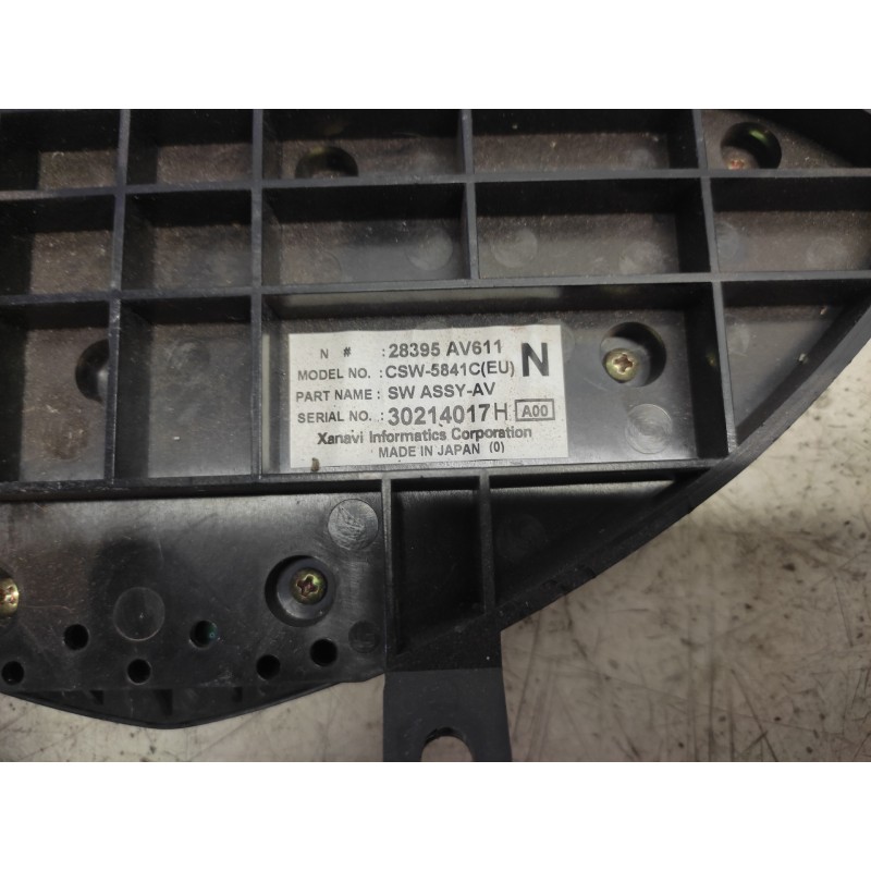 Recambio de mando calefaccion / aire acondicionado para nissan primera berlina (p12) acenta referencia OEM IAM 28395AV611 302140 - Negro 3