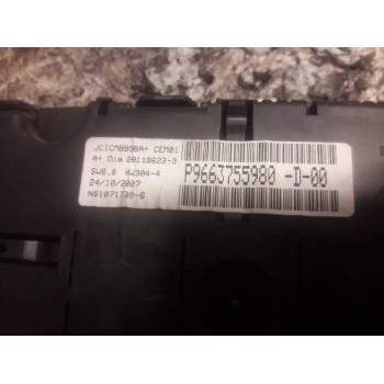 Recambio de cuadro instrumentos para citroën c4 grand picasso avatar referencia OEM IAM 9663755980 NS10717306 26 PINS