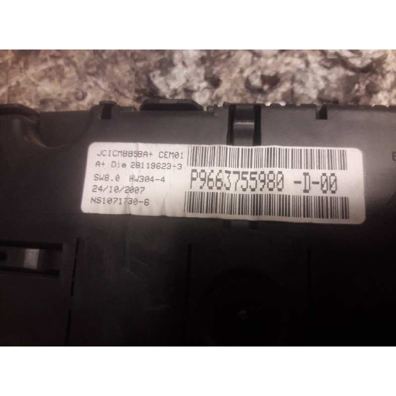 Recambio de cuadro instrumentos para citroën c4 grand picasso avatar referencia OEM IAM 9663755980 NS10717306 26 PINS - Blanco 3