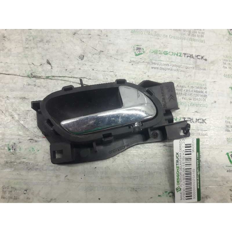 Recambio de maneta interior delantera derecha para citroën c4 berlina 1.6 16v hdi referencia OEM IAM 96435310VD 24K040202 