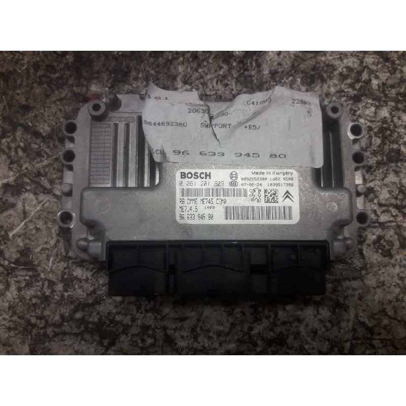 Recambio de centralita motor uce para citroën c4 berlina collection referencia OEM IAM 0261201609 9663394580 9652552380