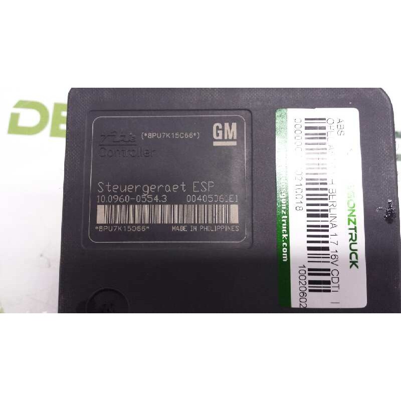 Recambio de abs para opel astra h berlina 1.7 16v cdti referencia OEM IAM 1002060290 - Gris 3