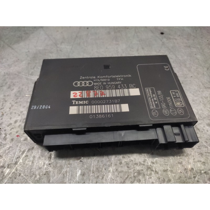 Recambio de modulo electronico para audi a4 berlina (8e) 1.9 tdi (96kw) referencia OEM IAM 8E0959433BC  