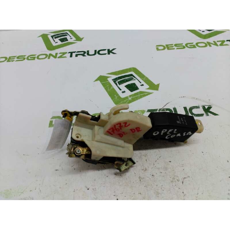 Recambio de cerradura puerta delantera derecha para opel corsa b fresh referencia OEM IAM 90449073 - Gris 2