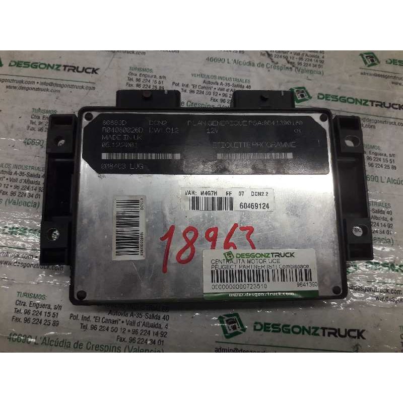 Recambio de centralita motor uce para peugeot partner (s1) combispace referencia OEM IAM 9641390180 9646260280 R04080026D