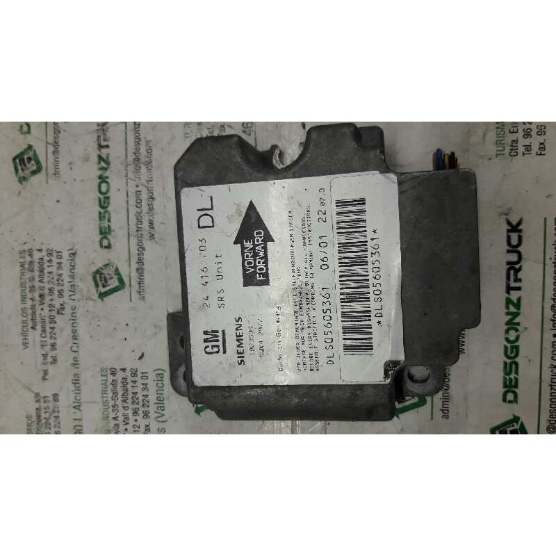 Recambio de centralita airbag para opel astra g berlina club referencia OEM IAM DLS05605361  