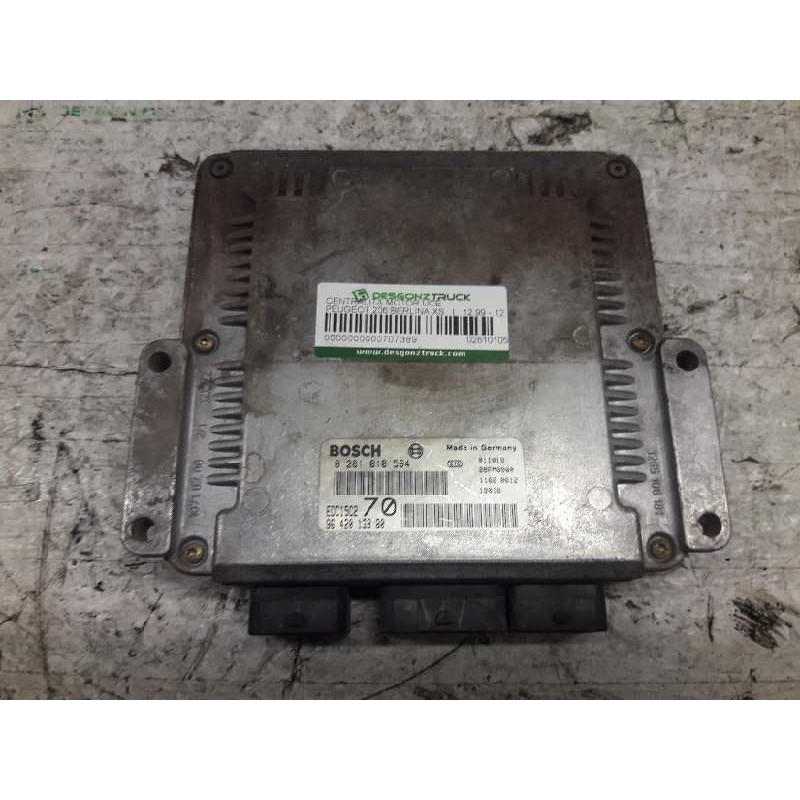 Recambio de centralita motor uce para peugeot 206 berlina xs referencia OEM IAM 0281010594 9642013980 28FM0000