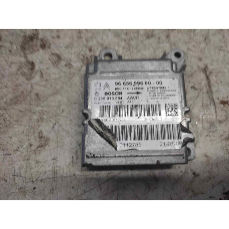 Recambio de centralita airbag para peugeot 207 1.6 16v hdi fap referencia OEM IAM 9665699680 0285010554 