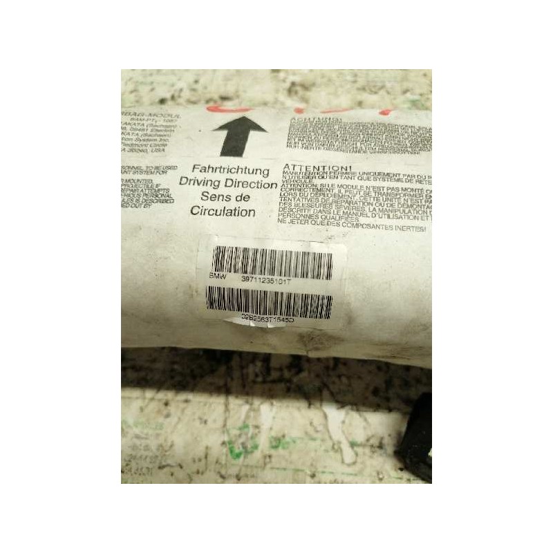 Recambio de airbag delantero derecho para bmw serie 3 compact (e46) 2.0 16v referencia OEM IAM 39711235101T 2