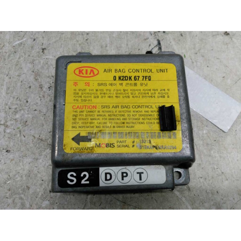 Recambio de centralita airbag para kia shuma ii 1.6 ls berlina portón referencia OEM IAM 0K2DK677F0B  