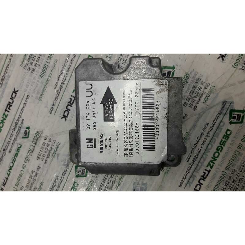 Recambio de centralita airbag para opel astra g berlina club referencia OEM IAM 09174004  