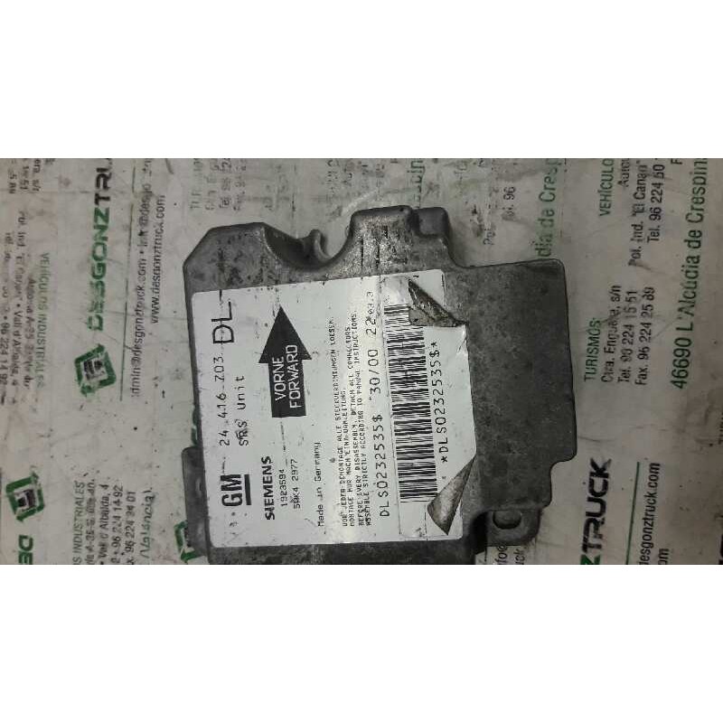 Recambio de centralita airbag para opel astra g berlina club referencia OEM IAM DLS0232535  