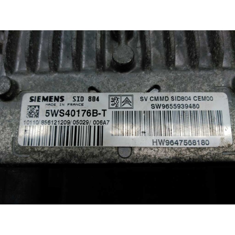 Recambio de centralita motor uce para citroën c2 empresa referencia OEM IAM SW9655939480 - Negro 2