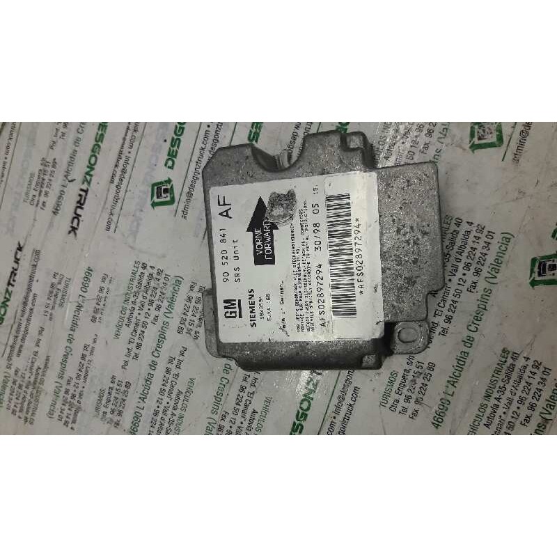 Recambio de centralita airbag para opel astra g berlina club referencia OEM IAM AFS02897294  