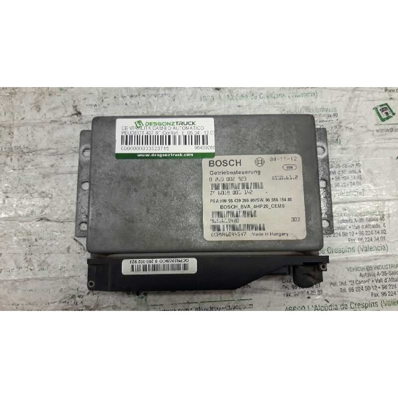 Recambio de centralita cambio automatico para peugeot 407 st confort referencia OEM IAM 9643926680  