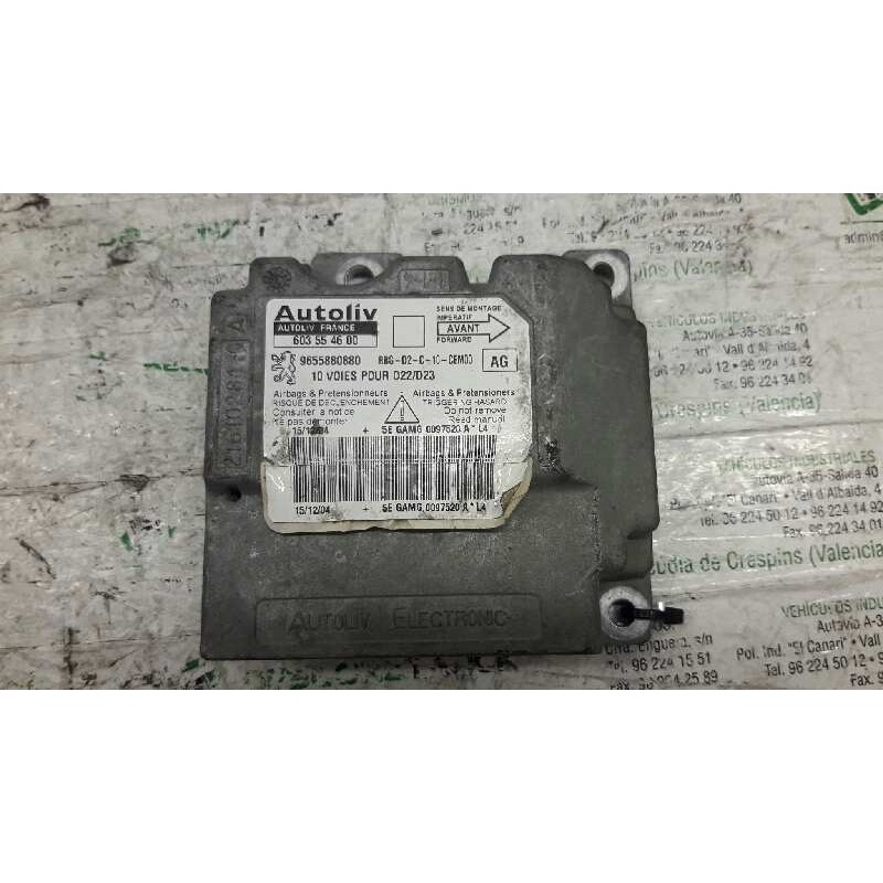 Recambio de centralita airbag para peugeot 407 st confort referencia OEM IAM 9655880880 603554600 