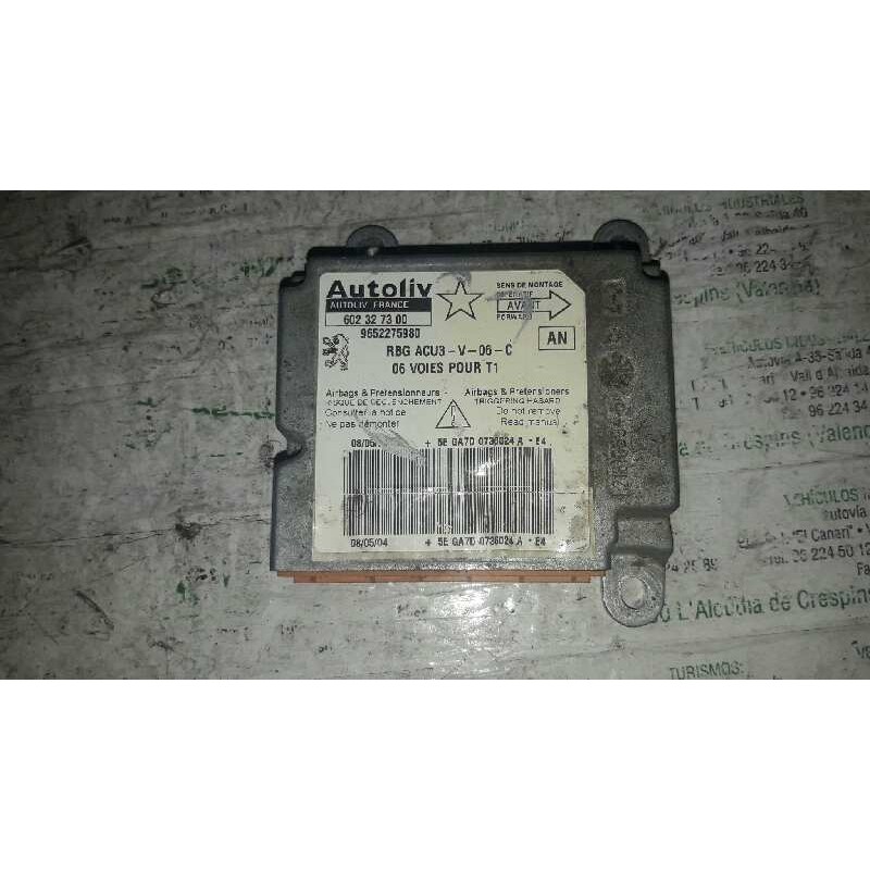 Recambio de centralita airbag para peugeot 206 berlina x-line referencia OEM IAM 9652275980 602327300 