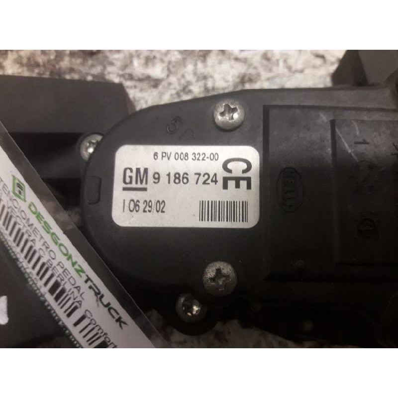 Recambio de potenciometro pedal para opel vectra c berlina comfort referencia OEM IAM 9186724CE 6PV007832200 6 PINS 2