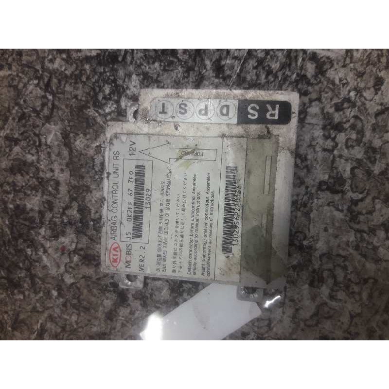 Recambio de centralita airbag para kia carens 2.0 crdi ex monovolumen referencia OEM IAM 0K2FE677F0  