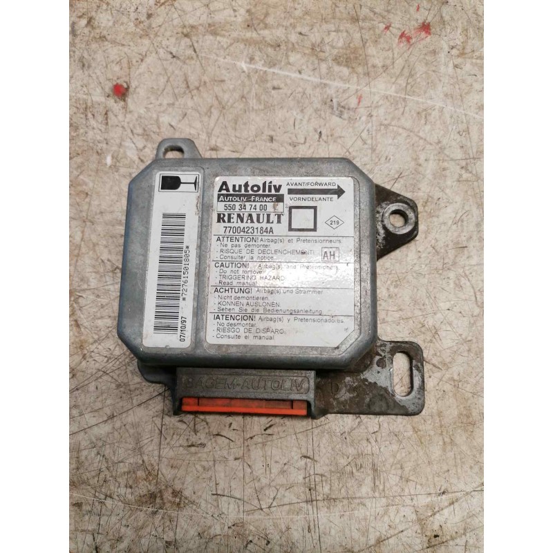 Recambio de centralita airbag para renault megane i classic (la0) 1.9 diesel referencia OEM IAM 7700423184A 550347400 