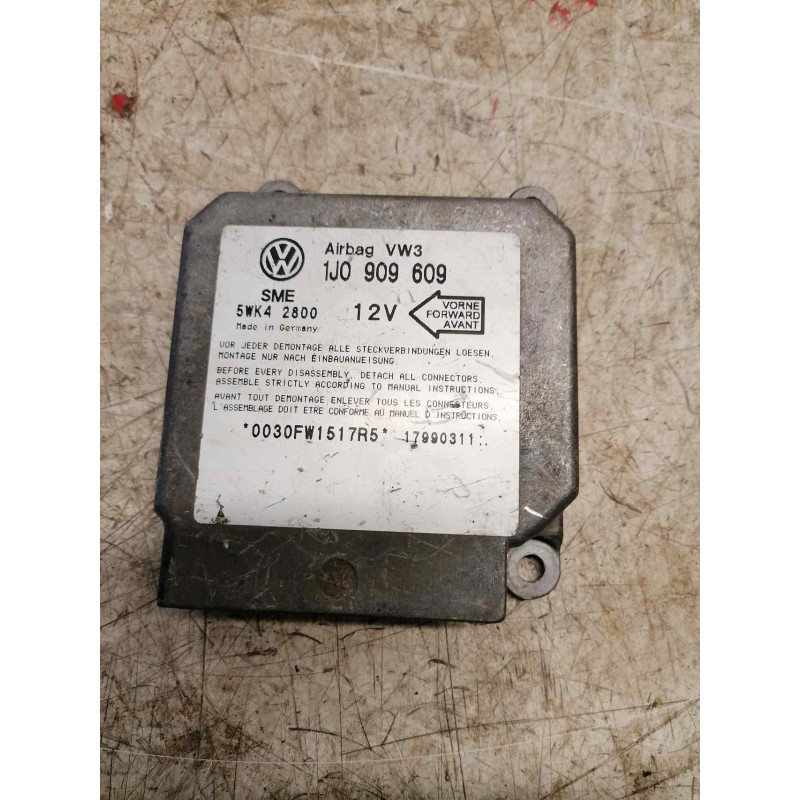 Recambio de centralita airbag para seat toledo (1m2) 1.9 tdi referencia OEM IAM 1J0909609 5WK42800 