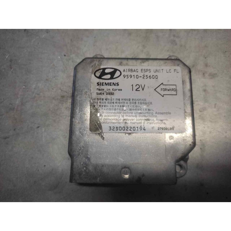 Recambio de centralita airbag para hyundai accent (lc) 1.5 crdi cat referencia OEM IAM 9591025600  