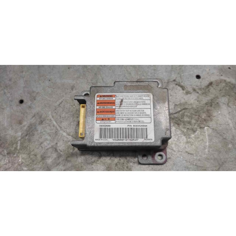 Recambio de centralita airbag para opel frontera b basis referencia OEM IAM 09352689  