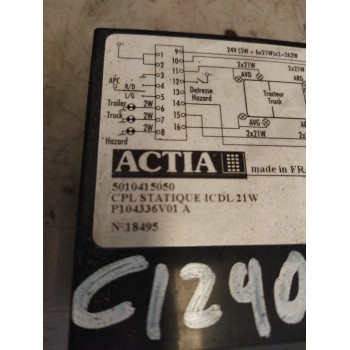 Recambio de modulo electronico para renault hd 340.18 / 26 premium e2 referencia OEM IAM 5010415050  