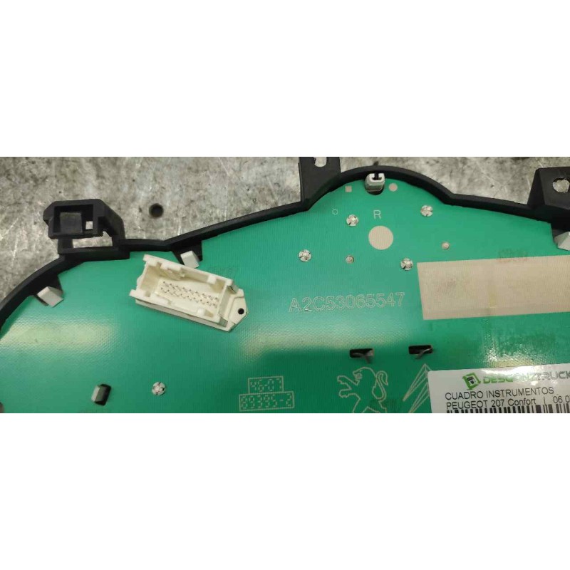 Recambio de cuadro instrumentos para peugeot 207 confort referencia OEM IAM A2C53065547 - Blanco 3