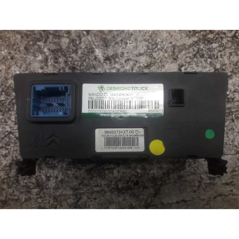 Recambio de mando climatizador para peugeot 308 confort referencia OEM IAM 96850724XT 40/6 PINS 2