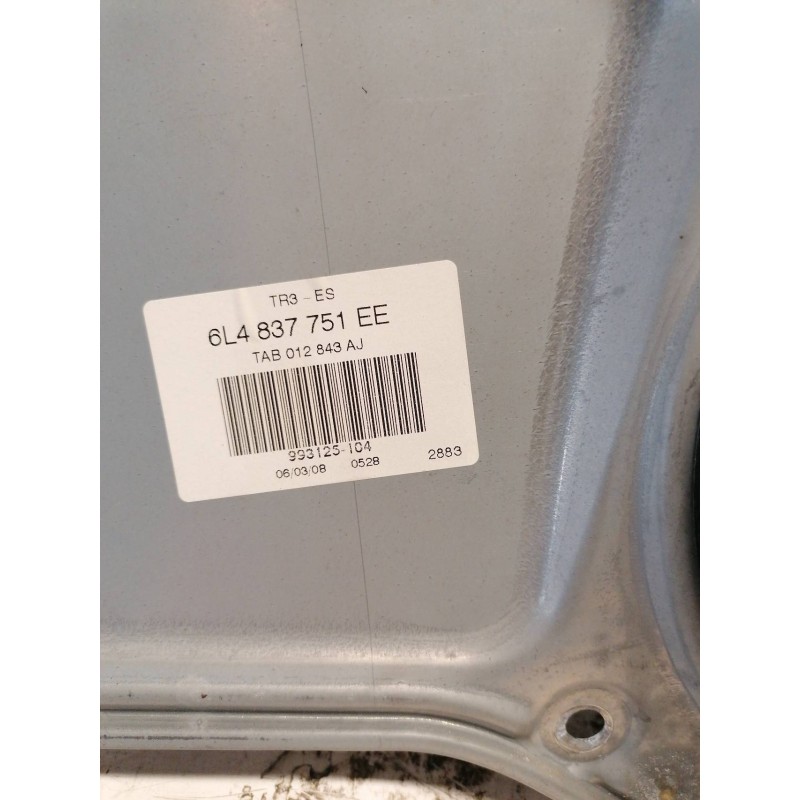 Recambio de elevalunas delantero izquierdo para seat ibiza (6l1) referencia OEM IAM 6L4837751EE  