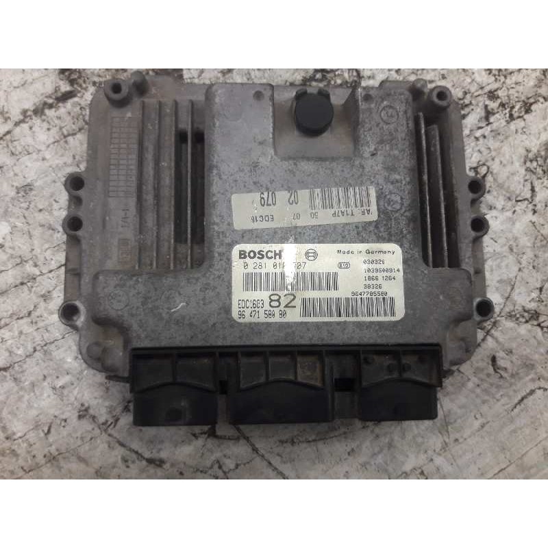 Recambio de centralita motor uce para peugeot 206+ básico referencia OEM IAM 0281010707 9647158080 1039S00914