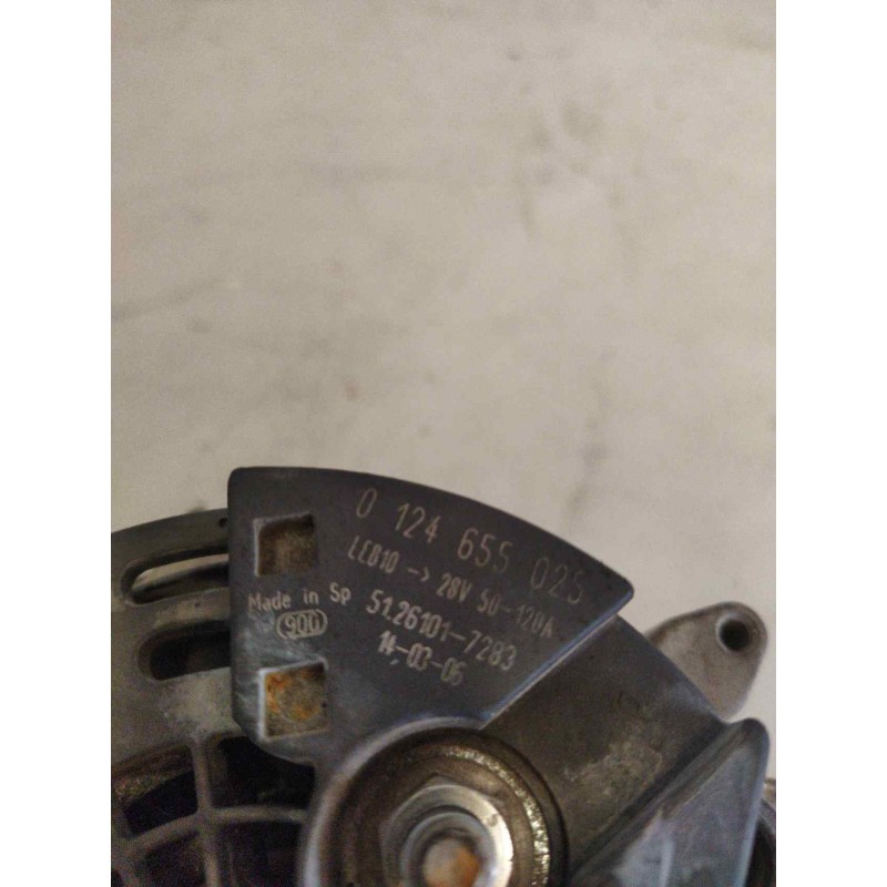 Recambio de alternador para man tgx 18.480 12.4 diesel referencia OEM IAM 51261017283 0124655025 28V 50-120A - Blanco 3
