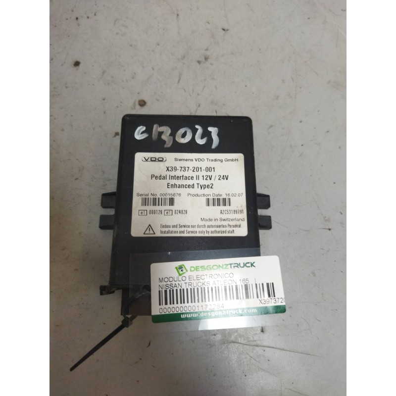 Recambio de modulo electronico para nissan trucks atleon 165 referencia OEM IAM X39737201001 00015676 